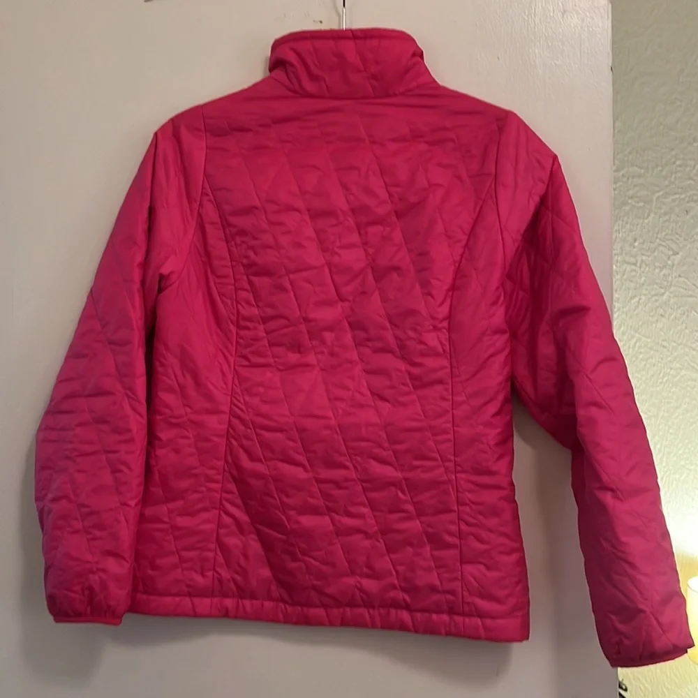 Patagonia Bright Pink Quilted Jacket Children’s X-Large Full Zip
